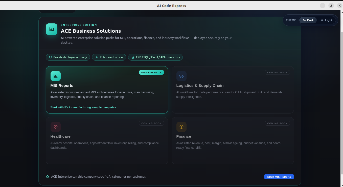 MIS Reports overview — MIS Reports Hub