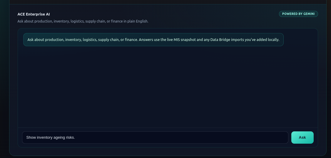 AI question — Enterprise AI Chat